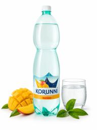 Korunní Jemně perlivá - Mango 1,5 l